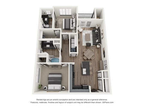 a 1 bedroom floor plan  sierra  2100 sq ft